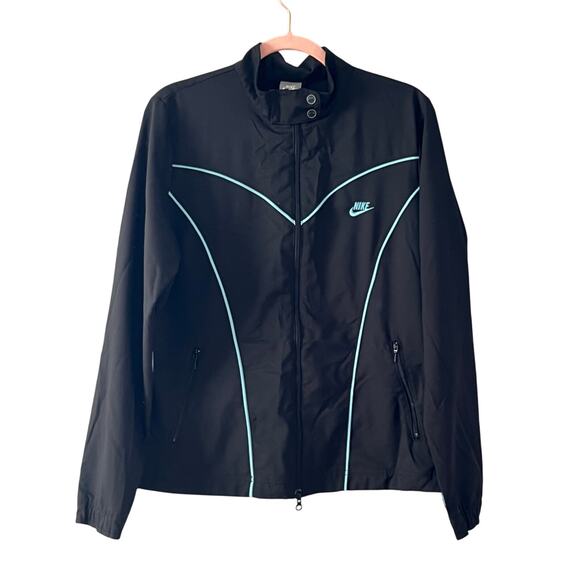 Nike Jackets & Blazers - Nike Sportswear Full-Zip Jacket Black Size Large Vintage Windbreaker